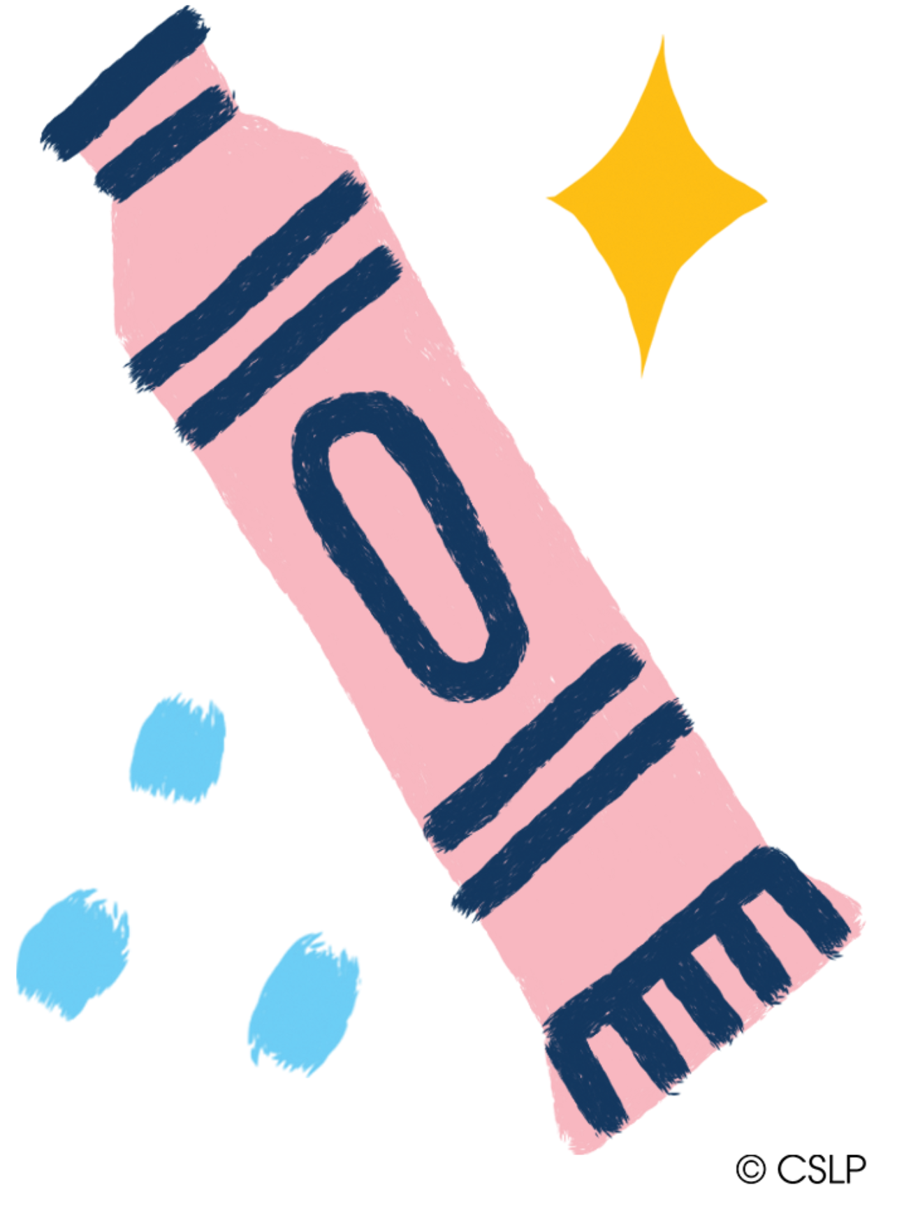 pink paint tube
