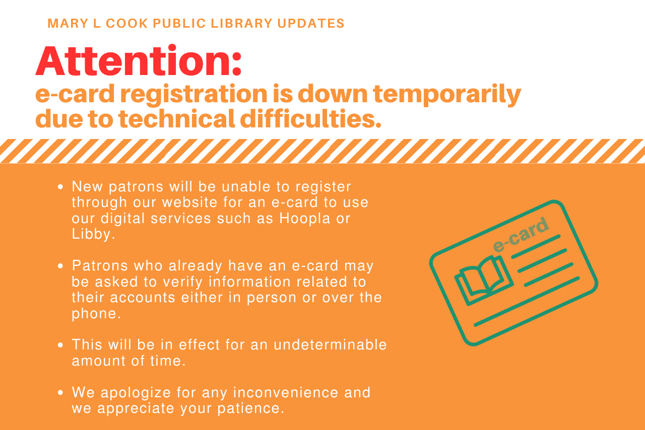 eCard registration is currently down