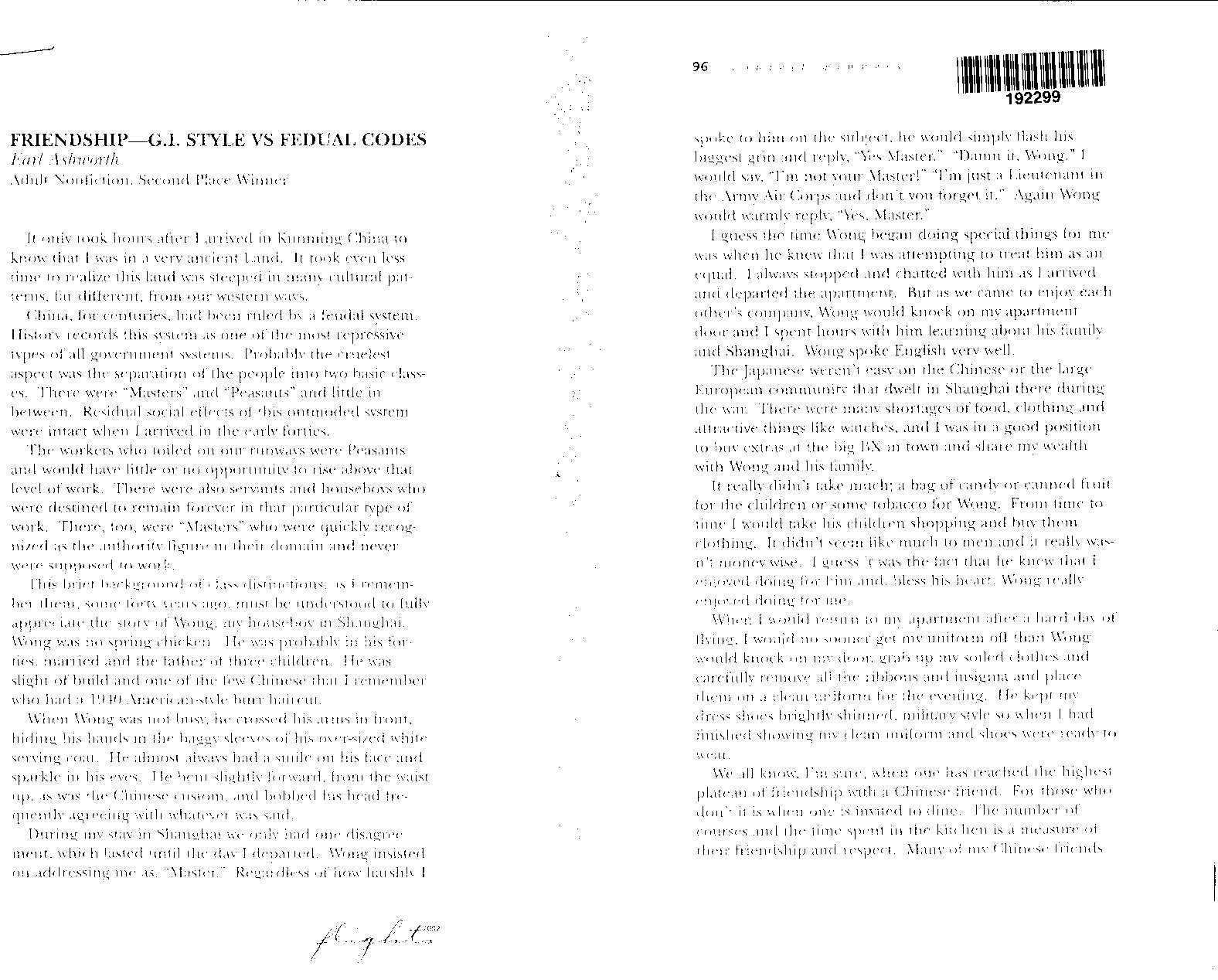 Friends Journal Article