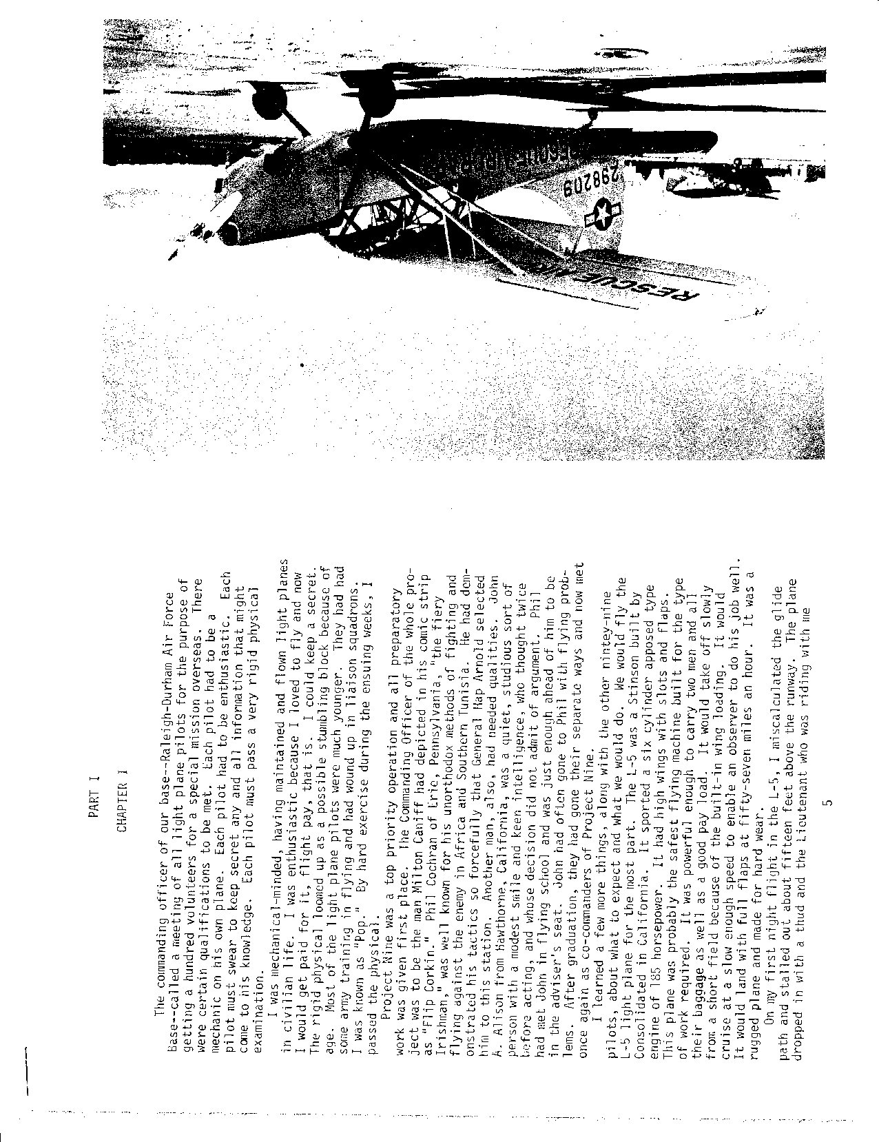 Narrative and airplane