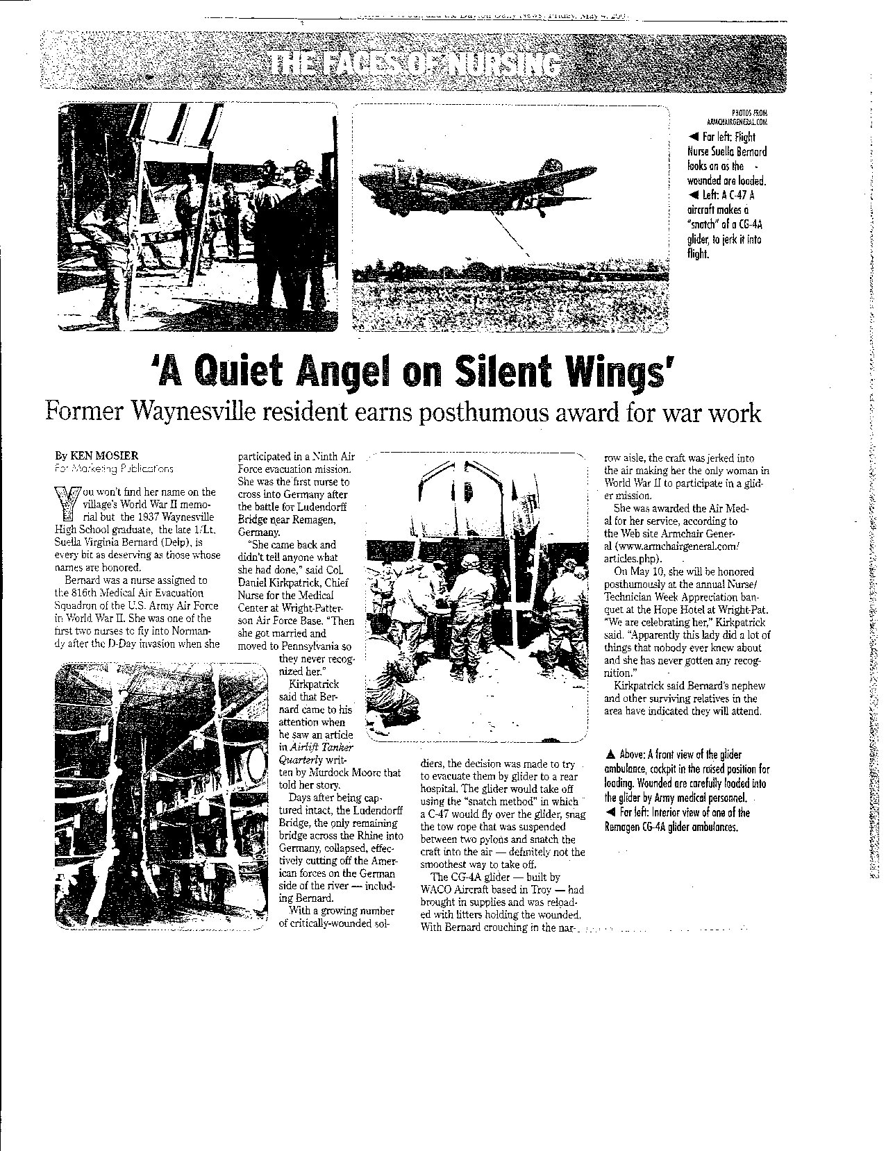 scanned newspaper article