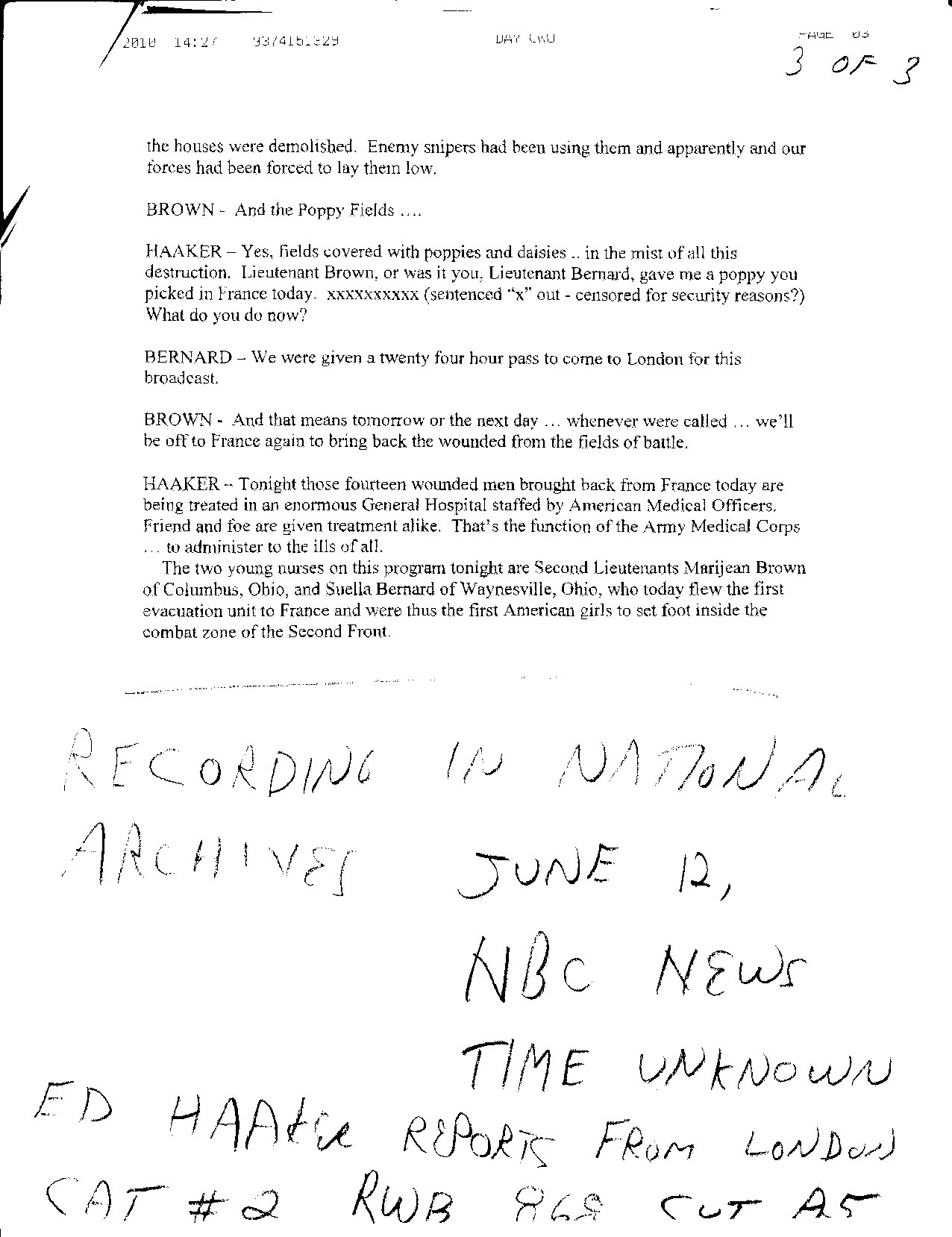 scanned radio transcript 3