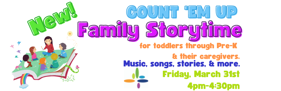 Family Storytime on March, 31st at 4pm